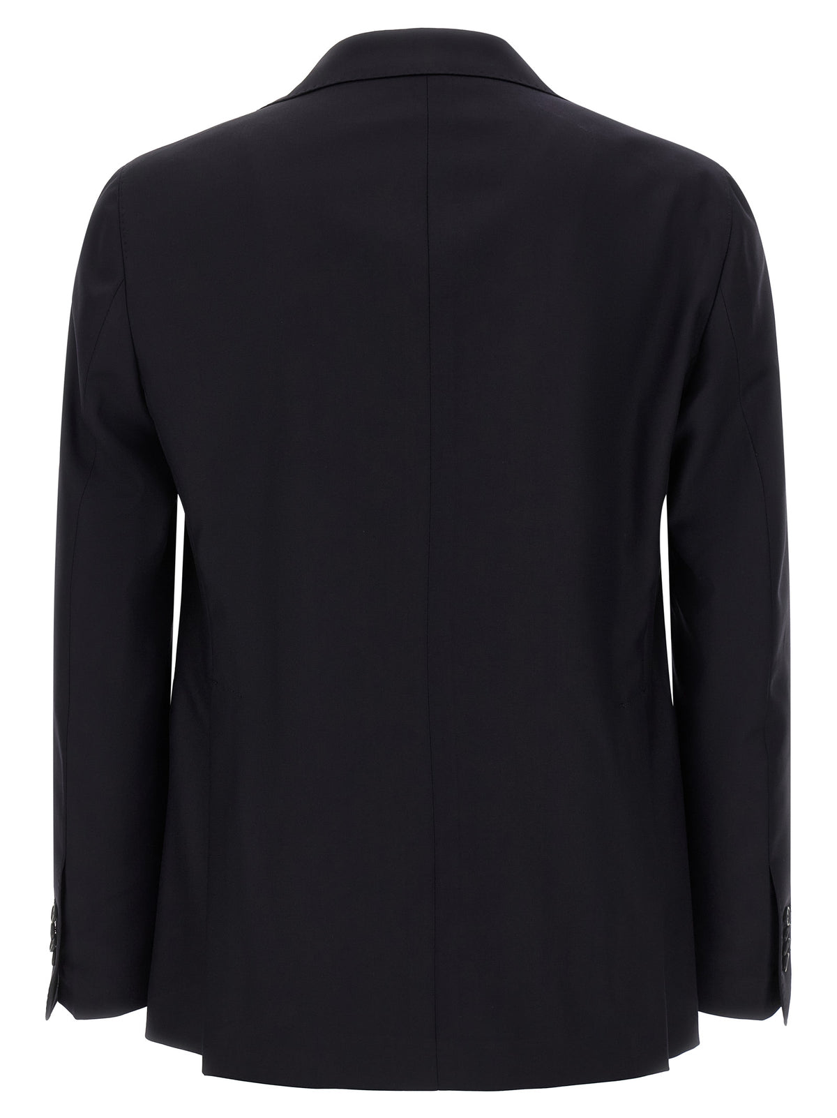 Blue Virgin Wool Two-Piece Suit