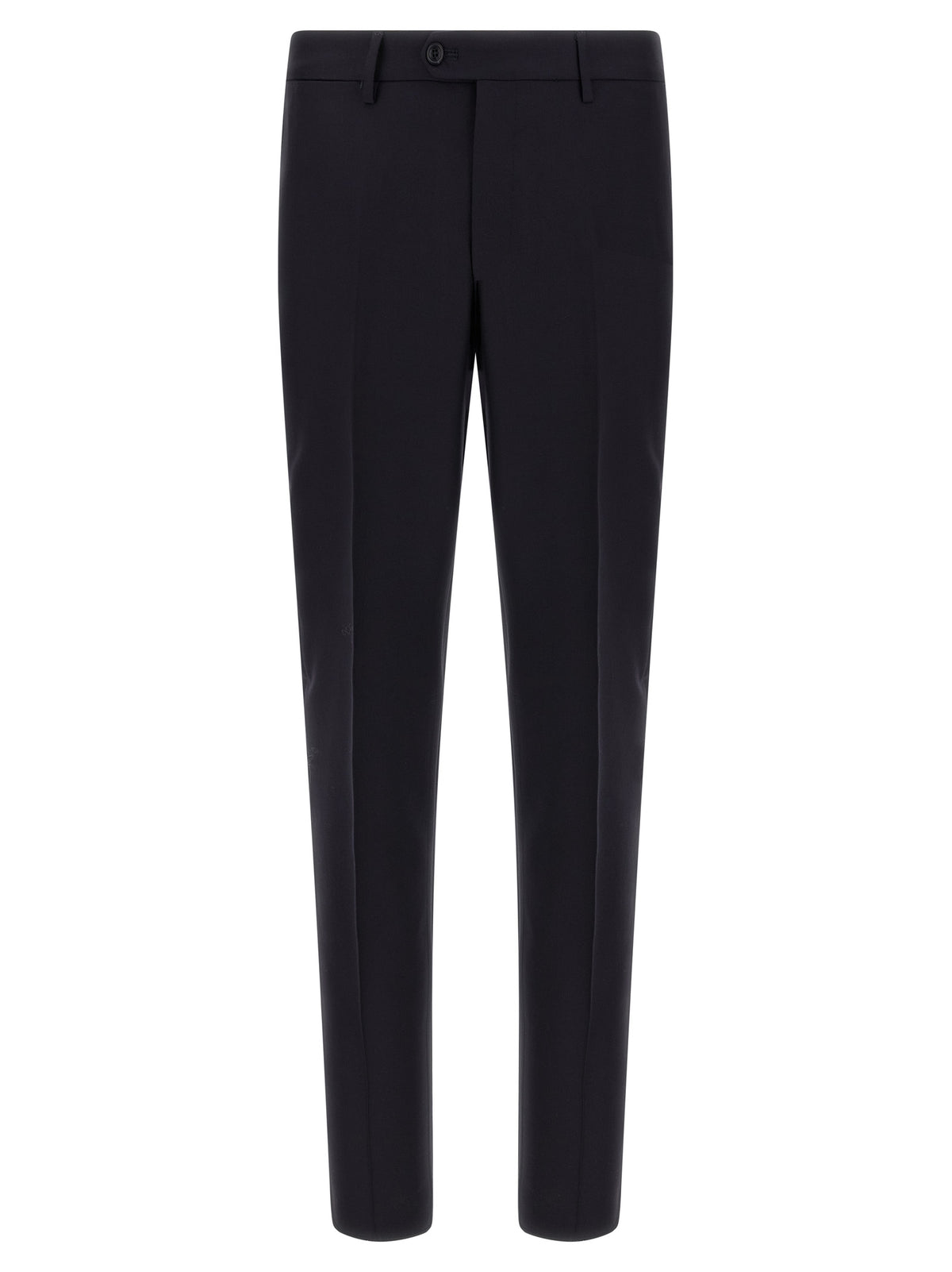 Blue Virgin Wool Two-Piece Suit