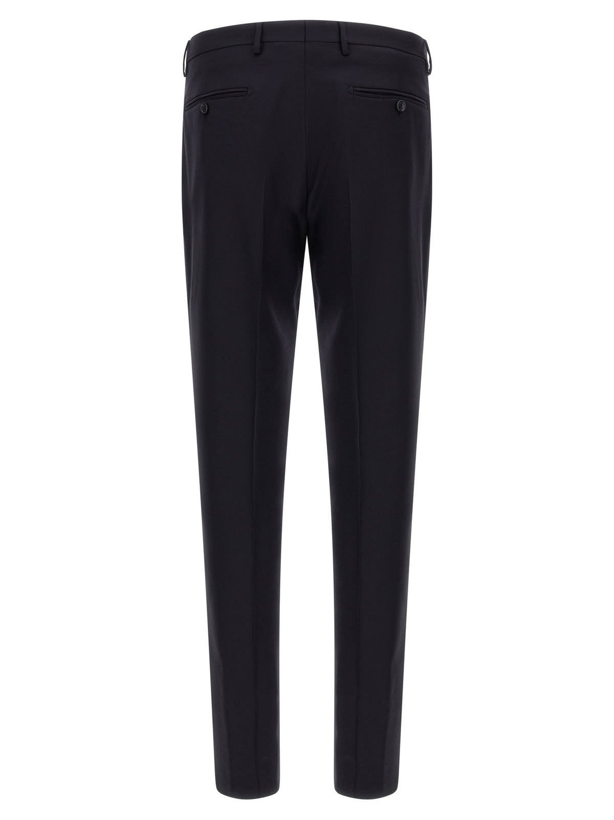 Blue Virgin Wool Two-Piece Suit