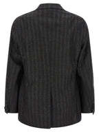 Gray Virgin Wool Two-Piece Suit