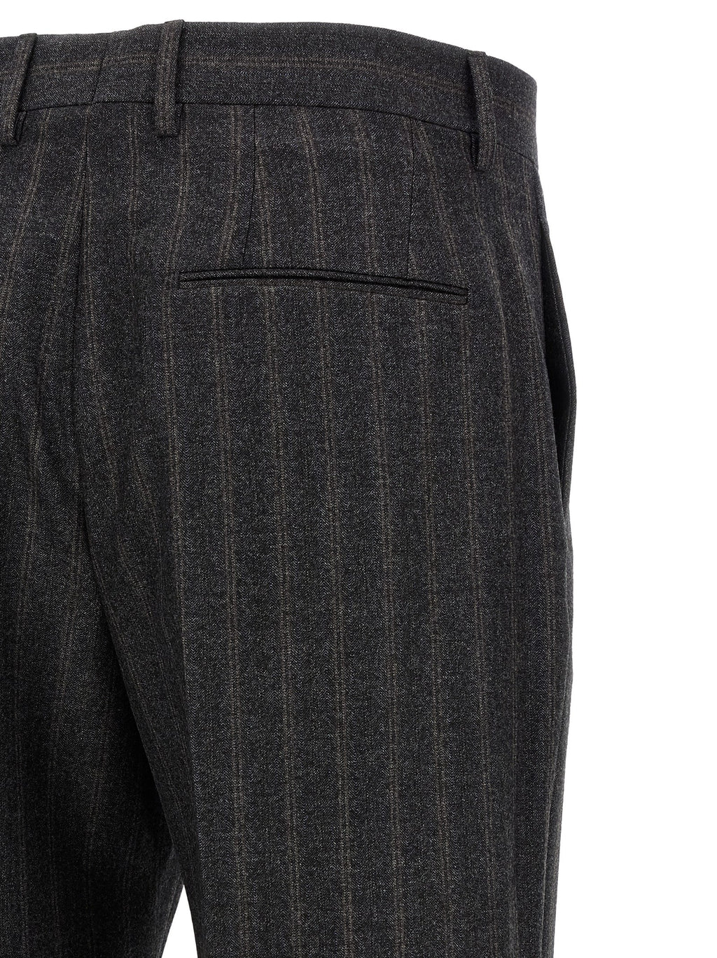 Gray Virgin Wool Two-Piece Suit