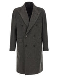 Gray Virgin Wool Coat
