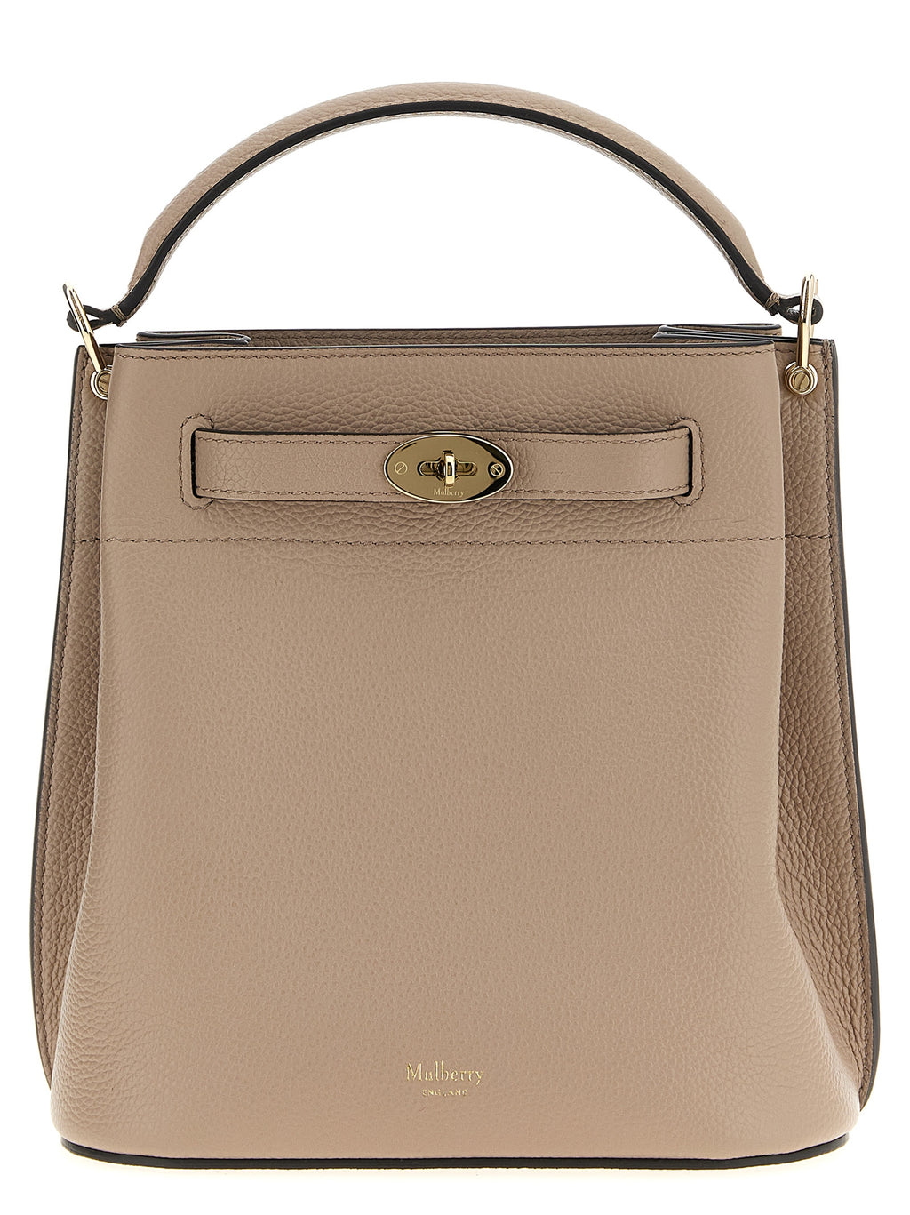 Gray Calfskin Crossbody Bag
