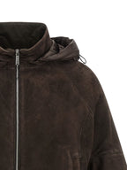 Brown Wool Leather Jacket