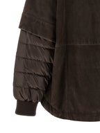 Brown Wool Leather Jacket