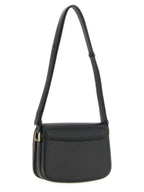 Black Cowhide Crossbody Bag