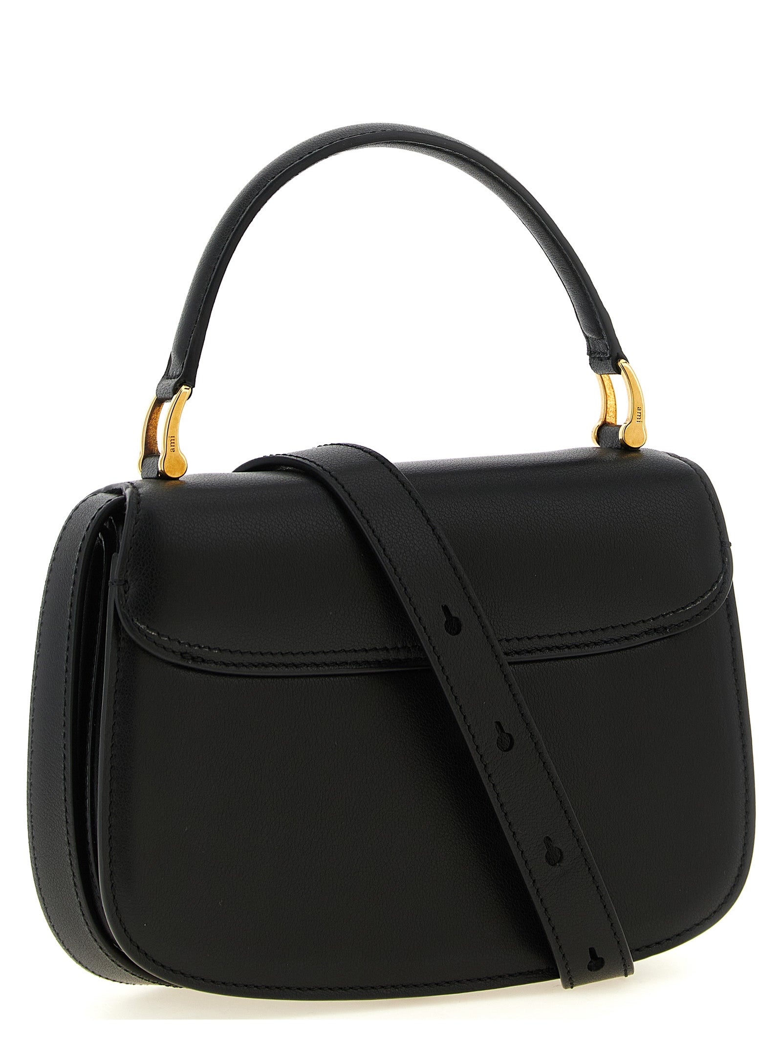 Black Cowhide Handbag