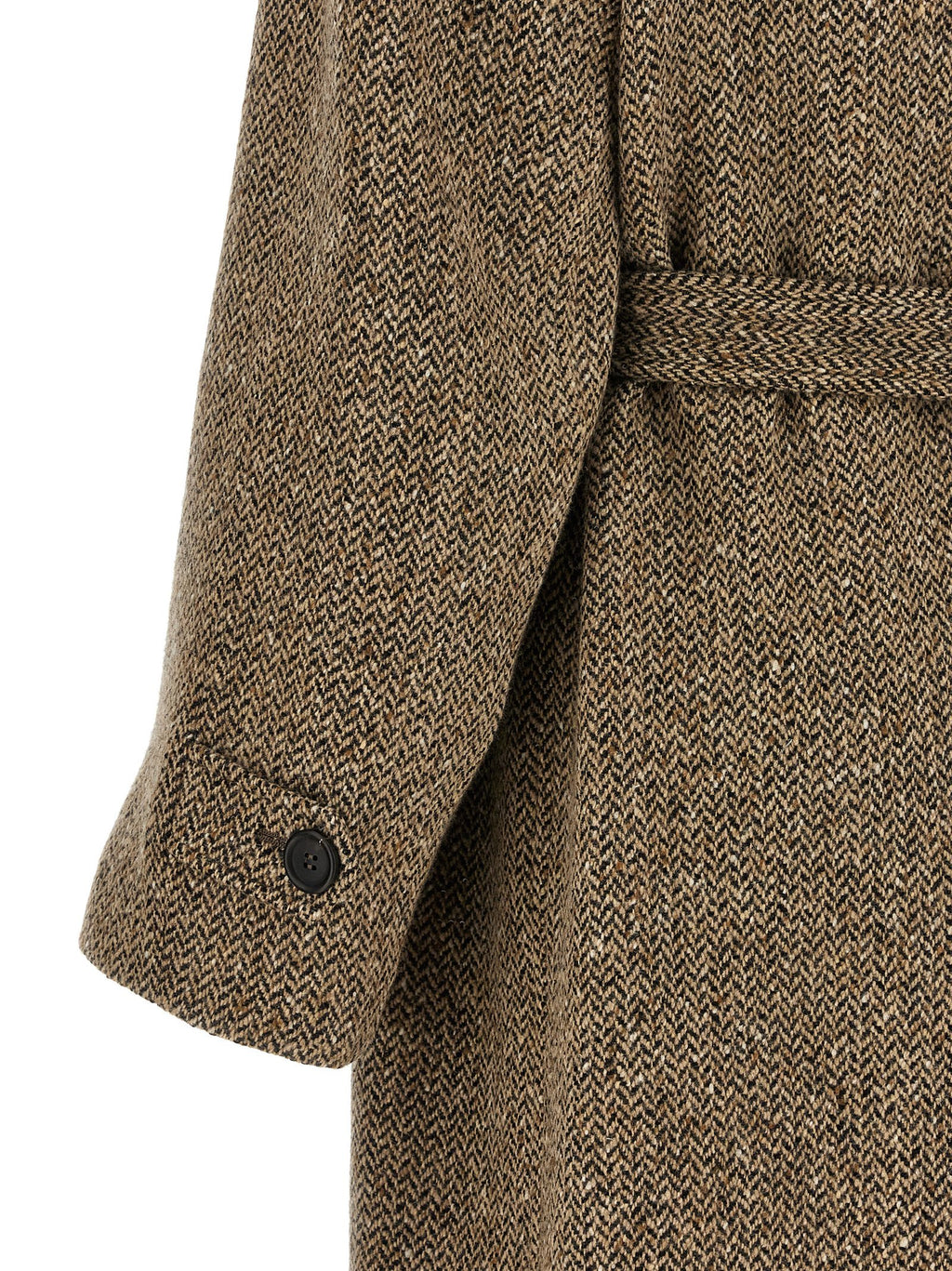 Brown Virgin Wool Coat