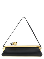 Black Lamb Leather Clutch Bag