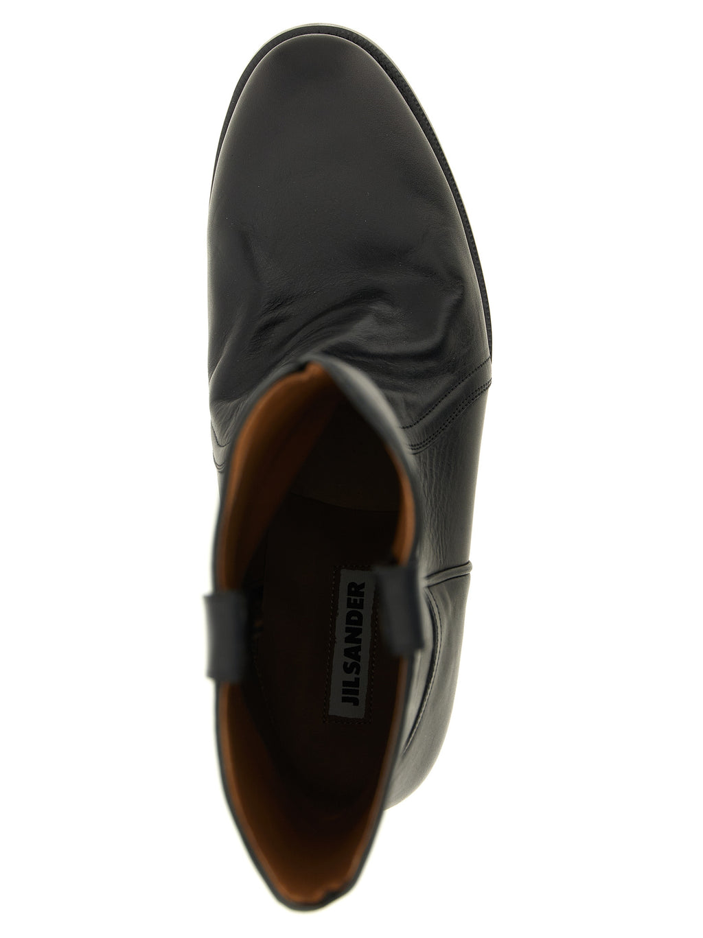 Black Calfskin Over The Knee