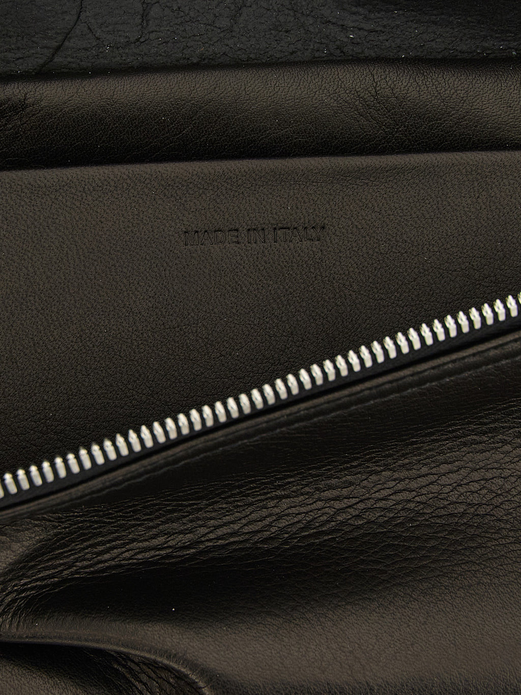 Black Calfskin Crossbody Bag