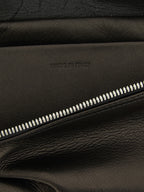 Black Calfskin Crossbody Bag