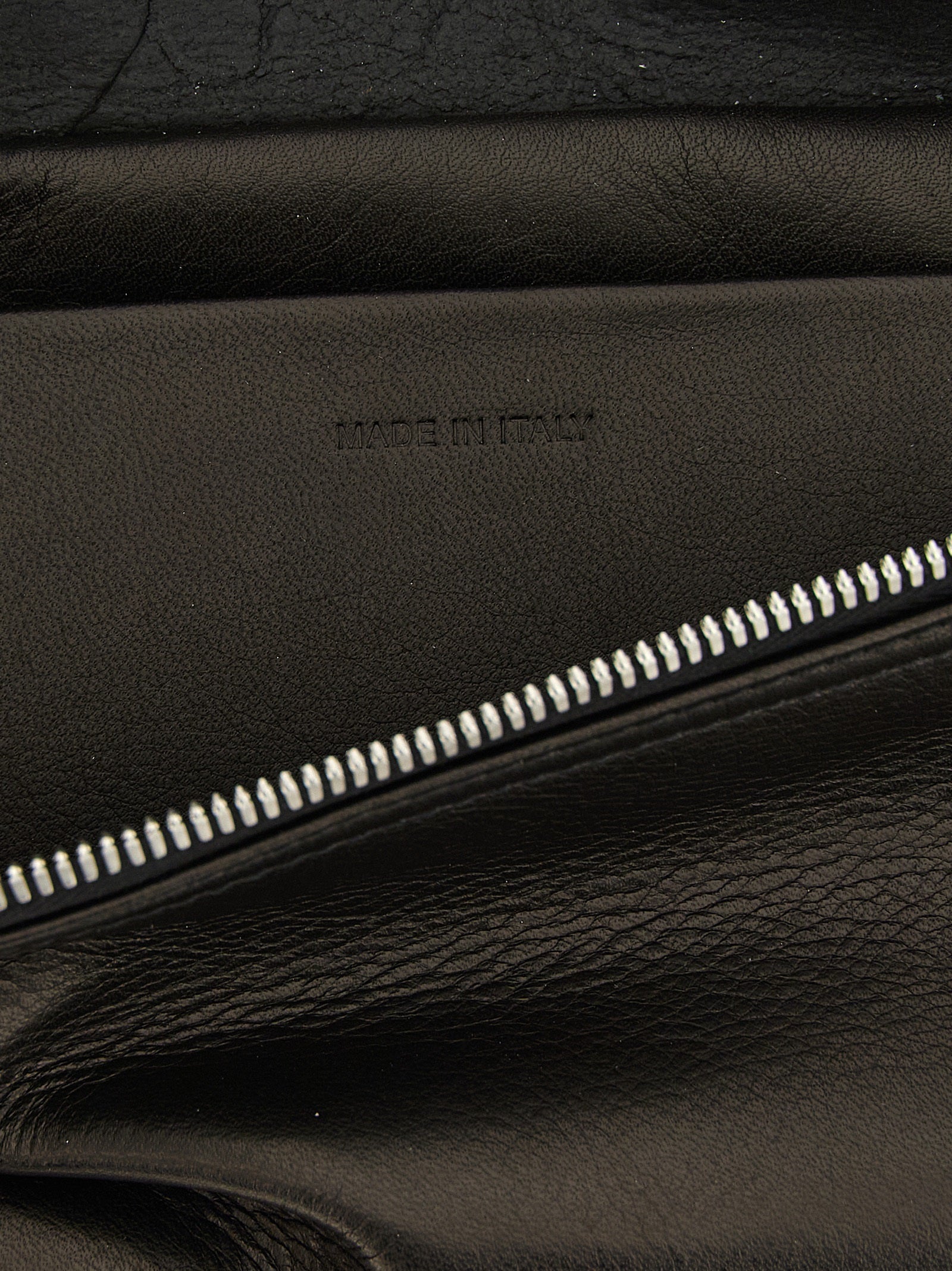 Black Calfskin Crossbody Bag