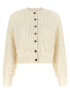 White Cashmere Cardigan