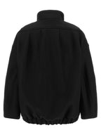 Black Wool Bomber