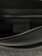 Black Calfskin Crossbody Bag