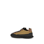 Beige Polyamide Athletic Sneakers