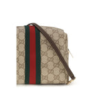 Beige Fabric Shoulder Bag