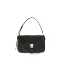 Black Calf Leather Bos Taurus Shoulder Bag