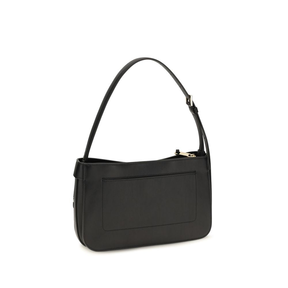 Black Calf Leather Bos Taurus Shoulder Bag