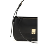 Black Calf Leather Bos Taurus Shoulder Bag