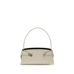 Beige Calf Leather Bos Taurus Shoulder Bag