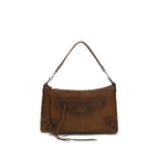Brown Lamb Ovis Aries Shoulder Bag