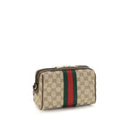 Beige Fabric Shoulder Bag