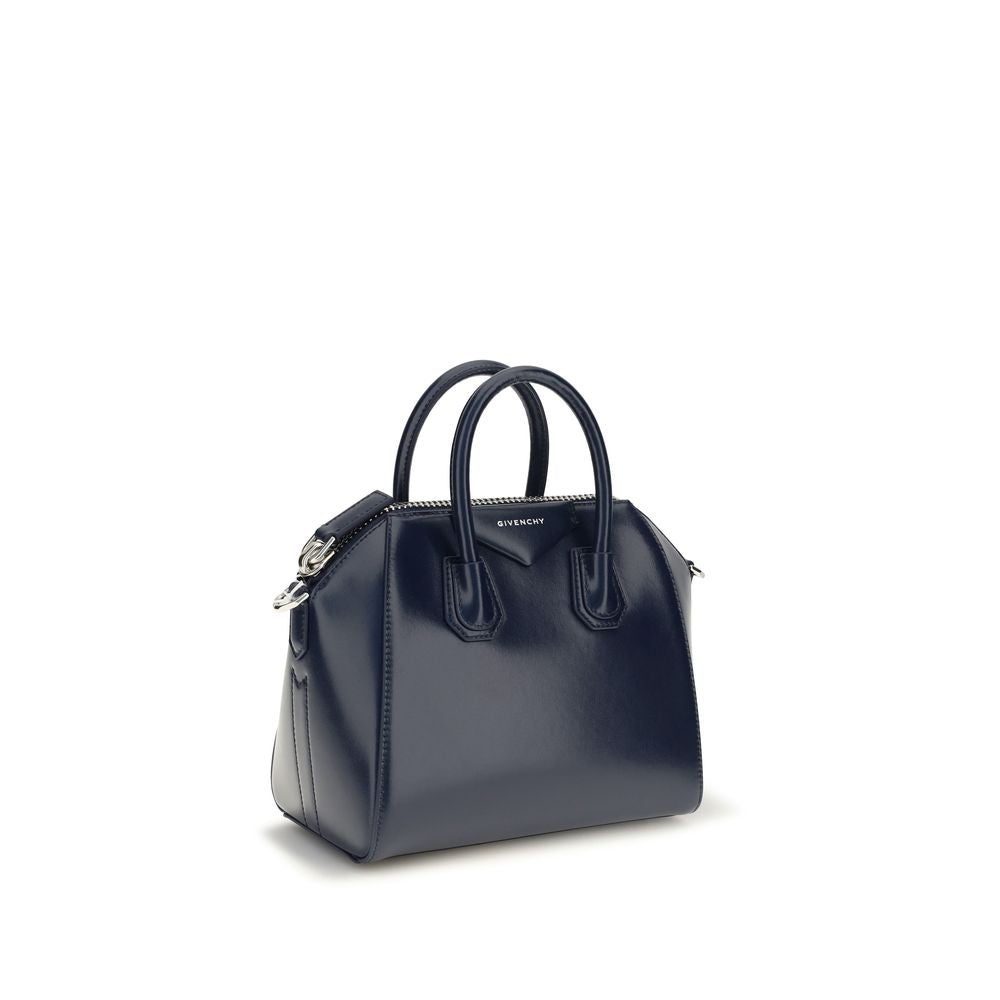 Blue Calf Leather Bos Taurus Handbag