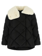 Black Nylon Full-Length Jacket