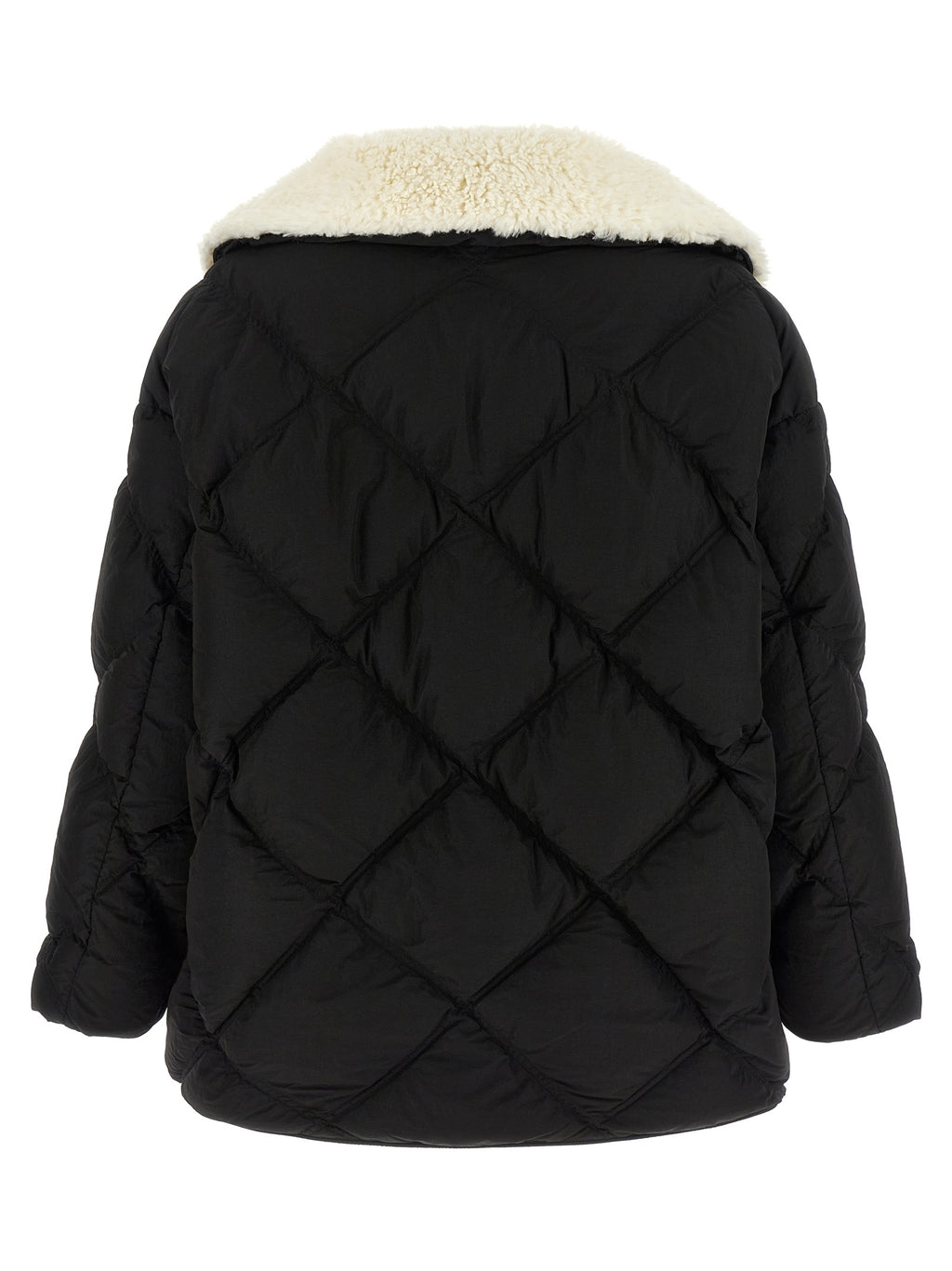 Black Nylon Full-Length Jacket