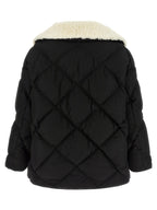 Black Nylon Full-Length Jacket