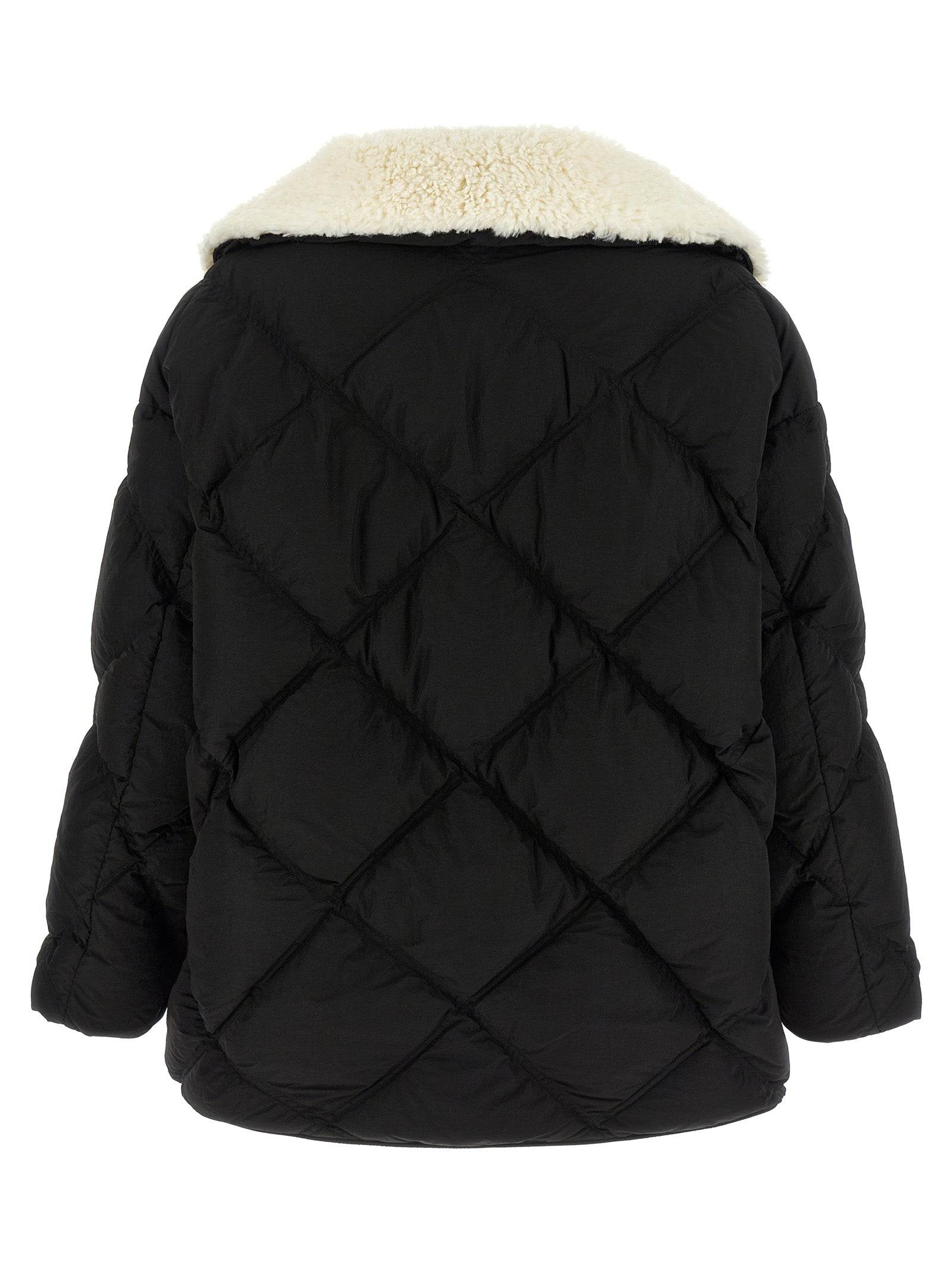 Black Nylon Full-Length Jacket
