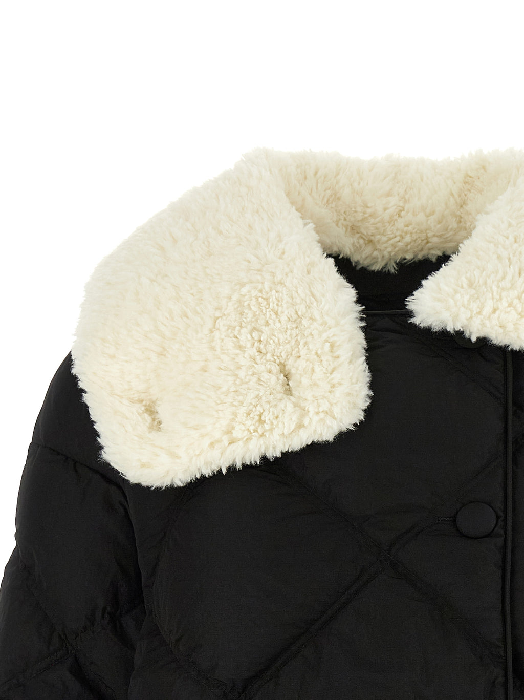 Black Nylon Full-Length Jacket