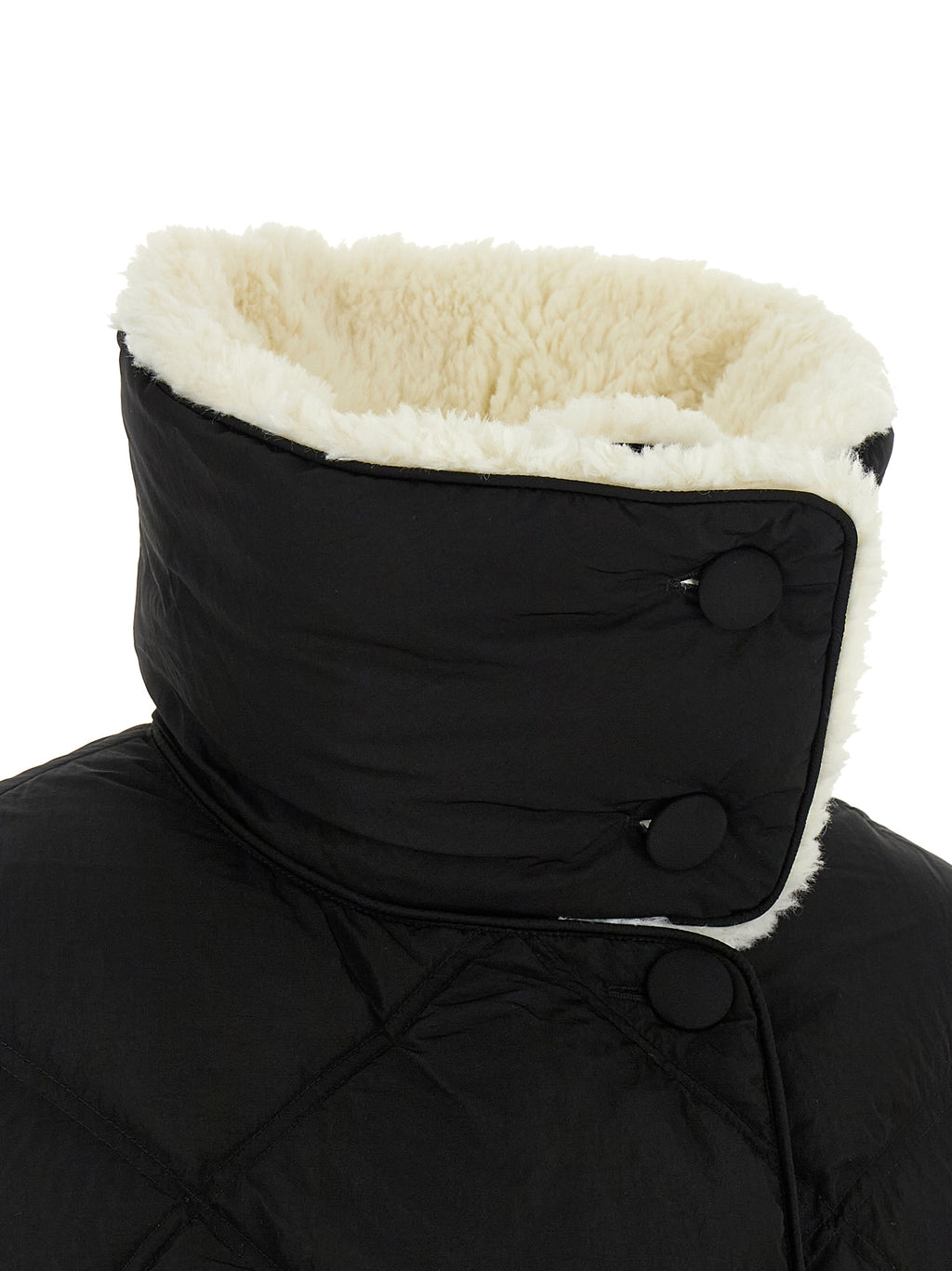 Black Nylon Full-Length Jacket