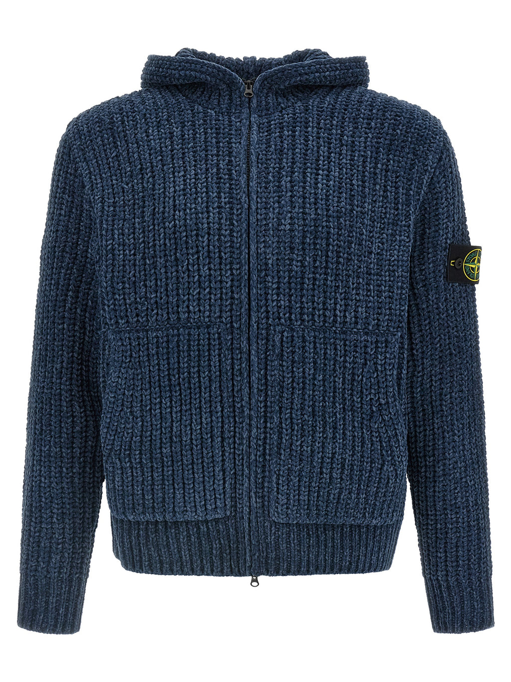 Blue Cotton Cardigan