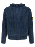 Blue Cotton Cardigan