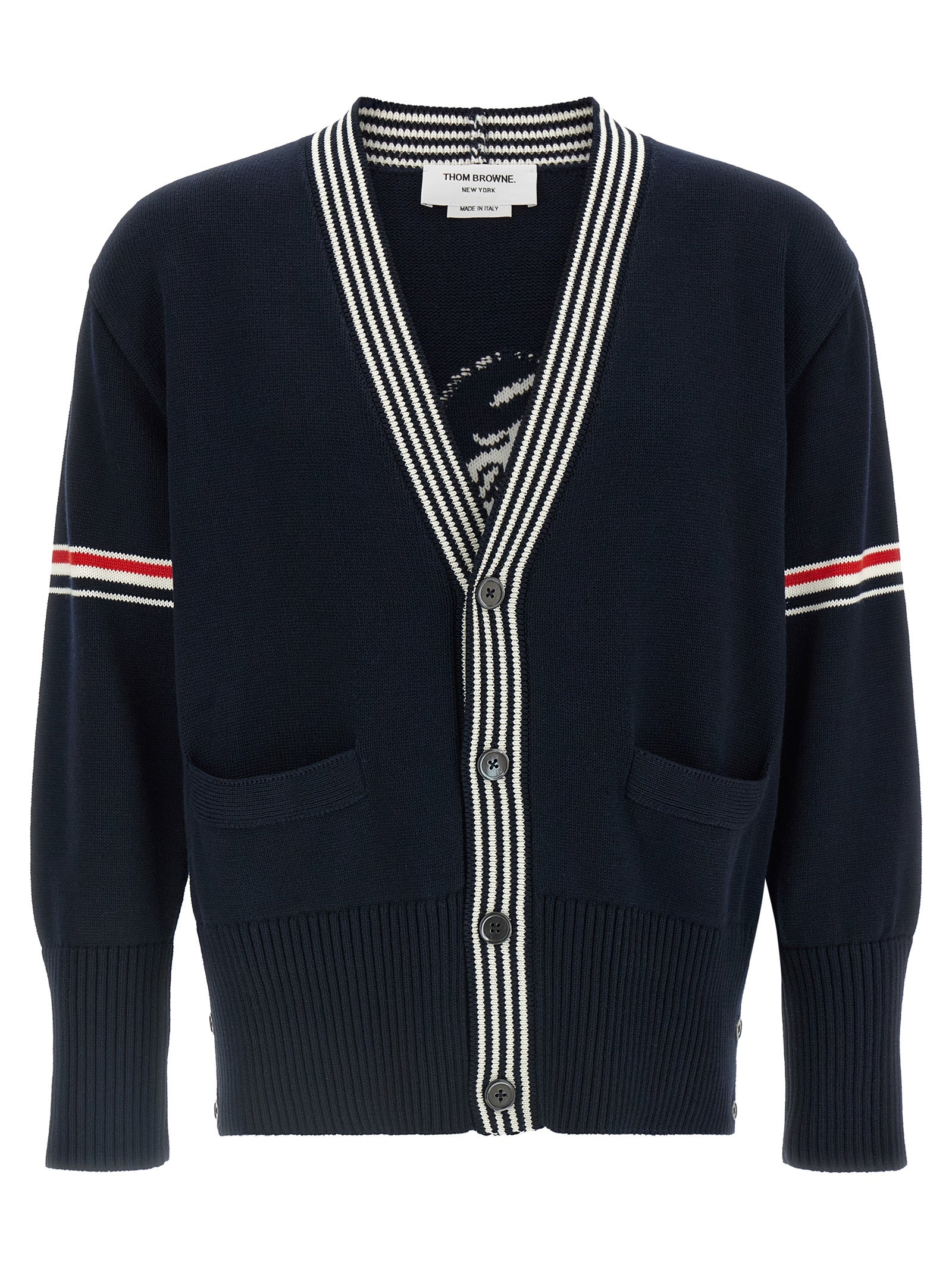Blue Cotton Cardigan