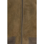 Brown Lamb Ovis Aries Full-Length Jacket