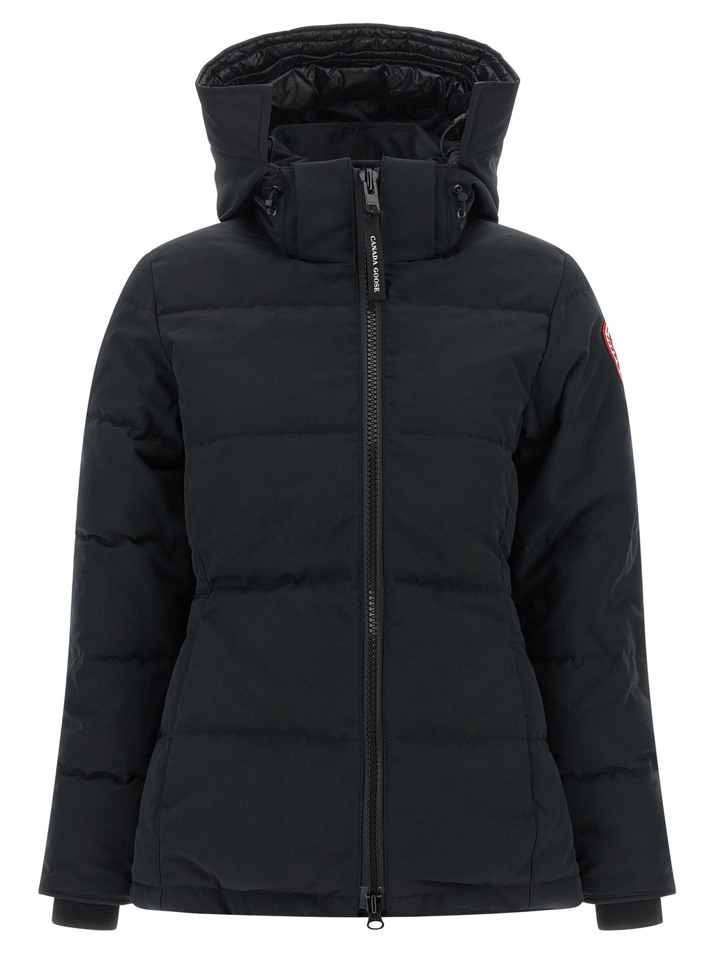 Black Polyester Parka