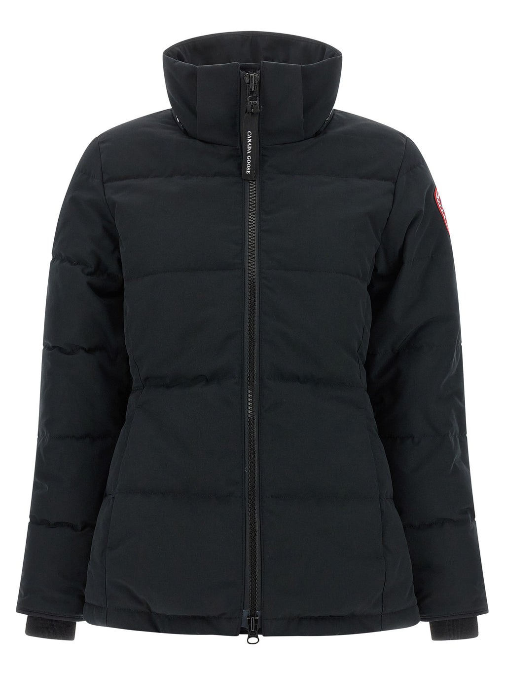 Black Polyester Parka