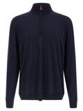 Blue Wool Cardigan