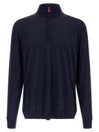 Blue Wool Cardigan