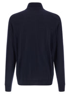 Blue Wool Cardigan