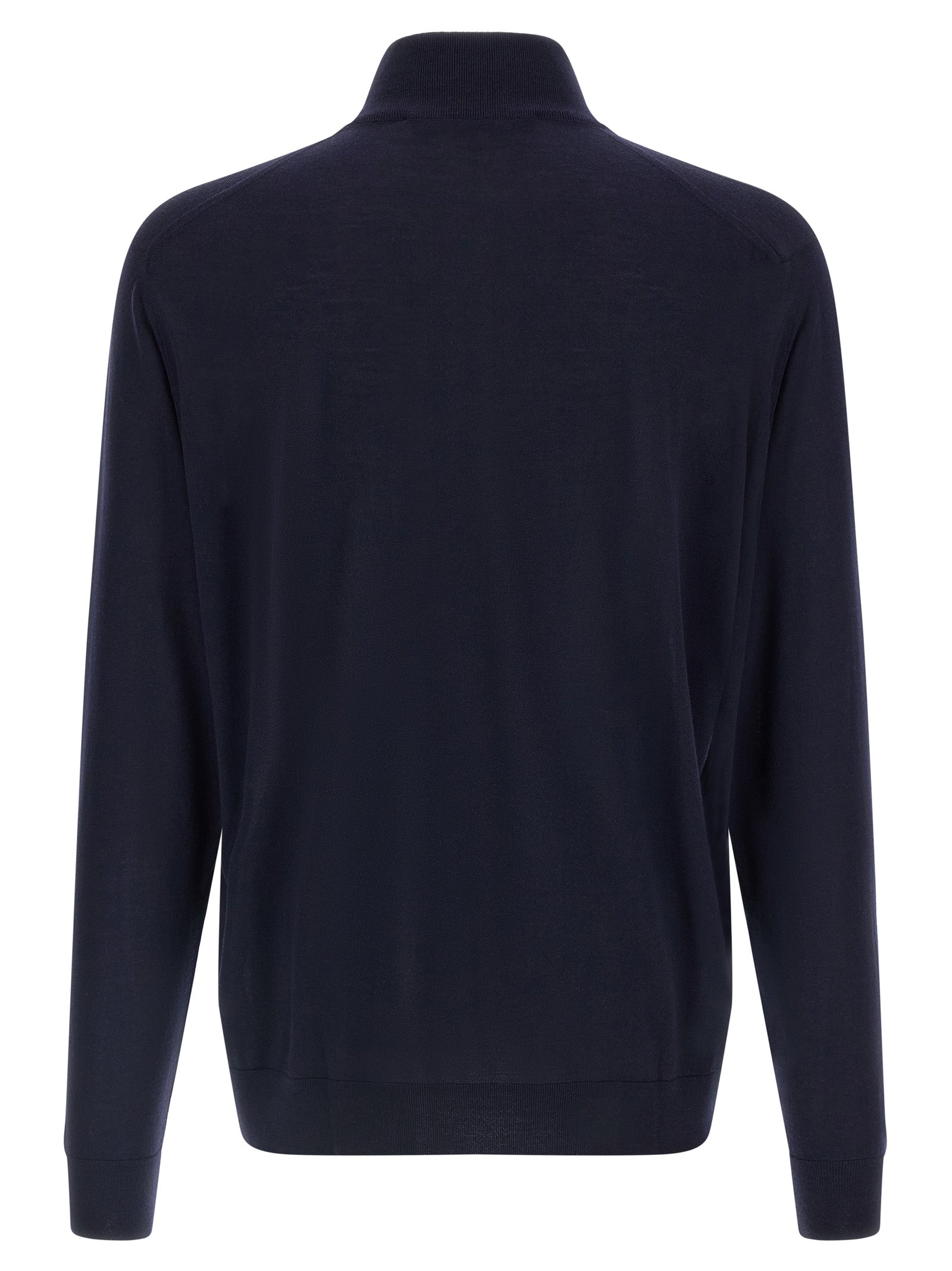 Blue Wool Cardigan