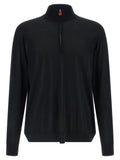 Black Wool Cardigan