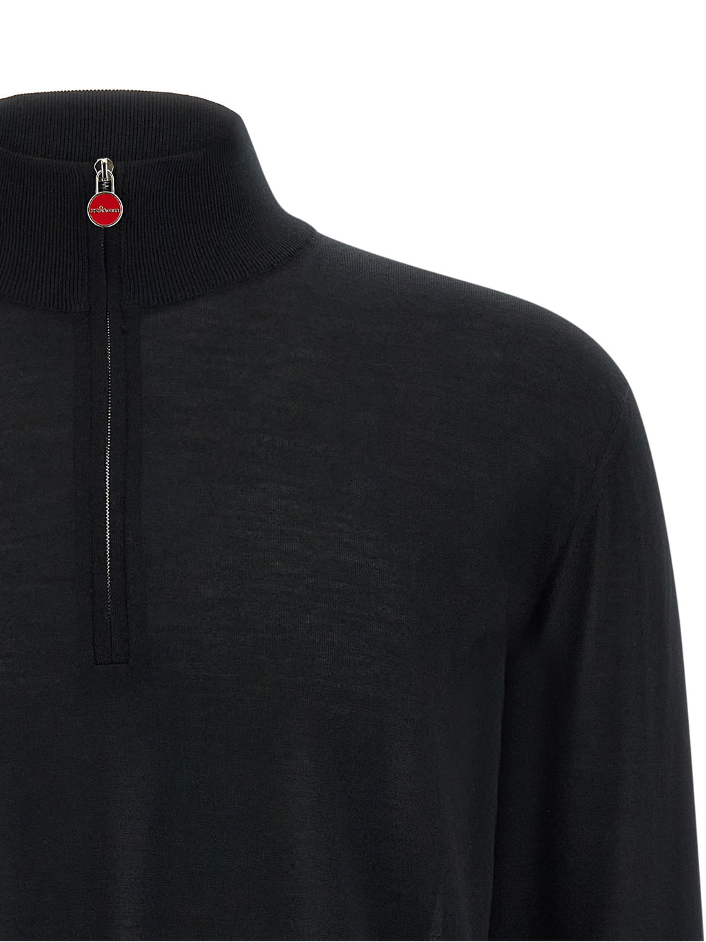 Black Wool Cardigan