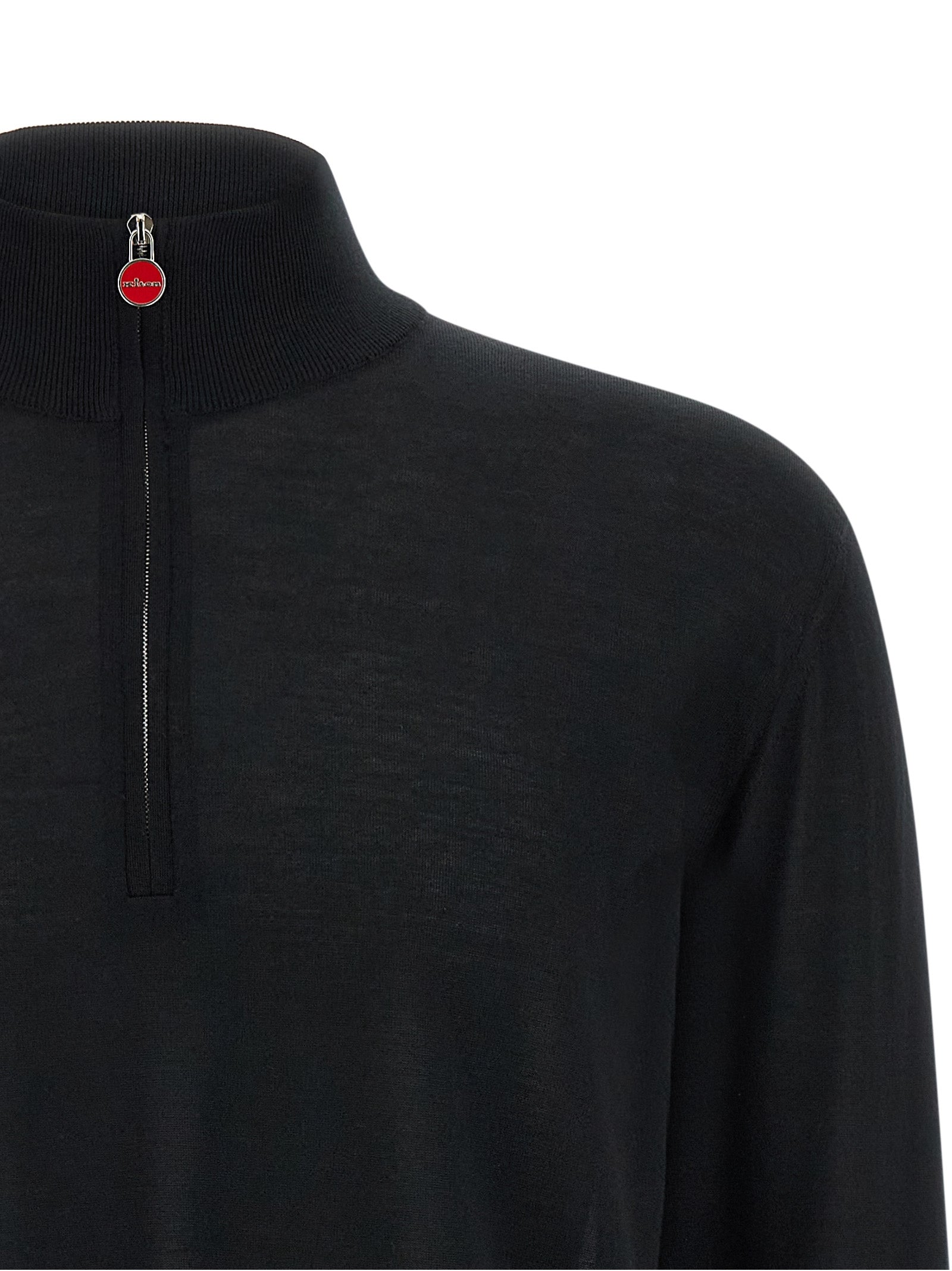 Black Wool Cardigan
