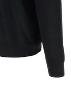 Black Wool Cardigan