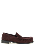 Bordeaux Calfskin Slip-On Loafers